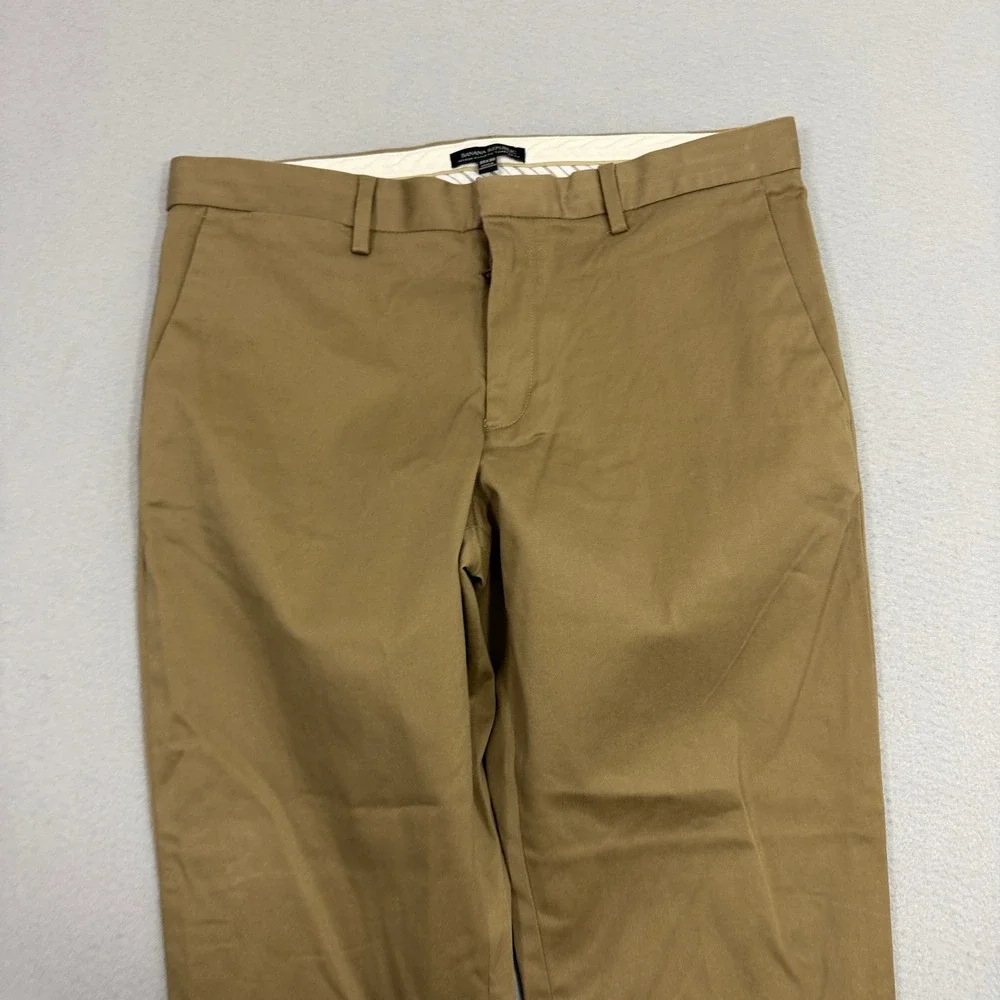 Banana Republic Pants 35x30 (Fit 36x26) Mason Athletic Tapered Fit Chino Stretch